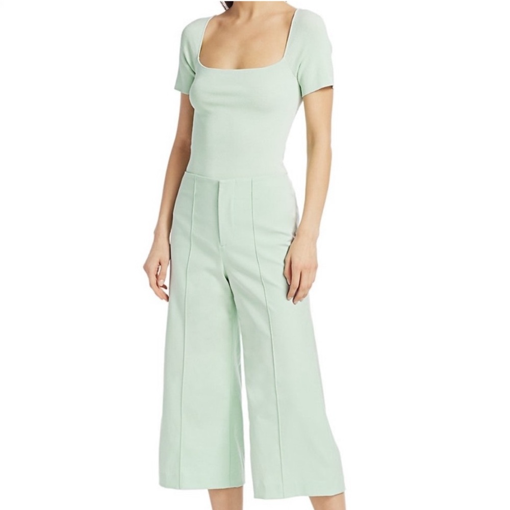 ALICE + OLIVIA square neckline top